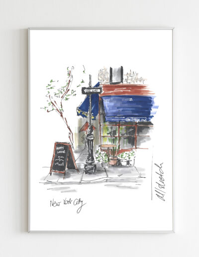 Little Own Nyc, rysunek odręczny, Marta Iwanowska
